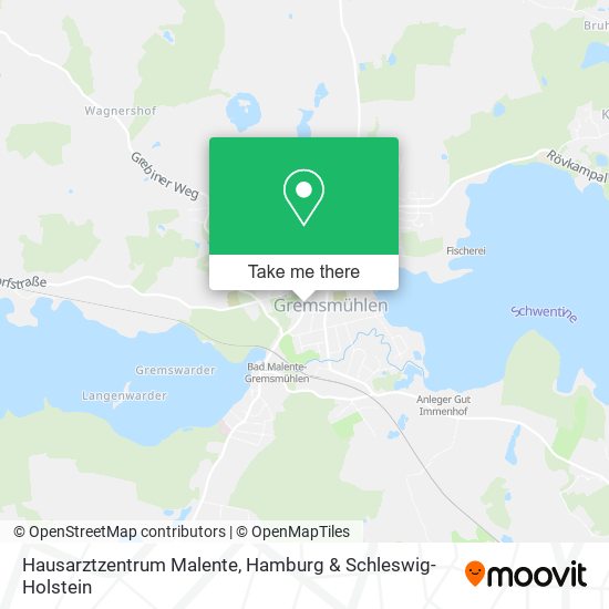 Hausarztzentrum Malente map