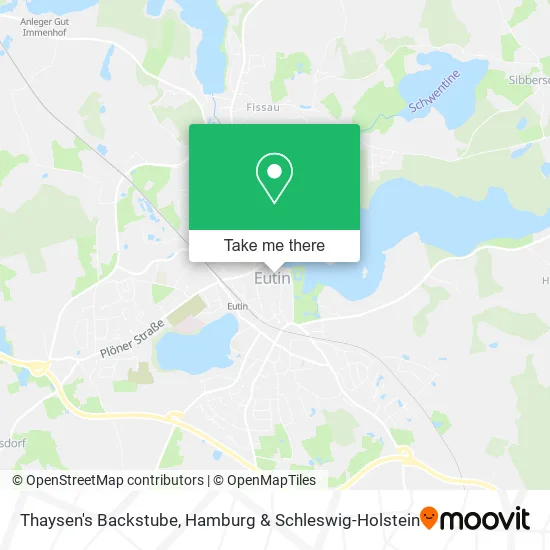 Thaysen's Backstube map
