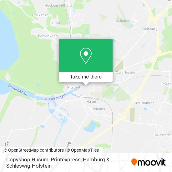 Карта Copyshop Husum, Printexpress