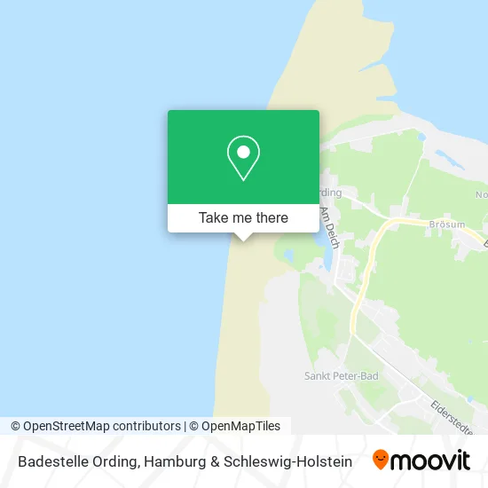 Карта Badestelle Ording