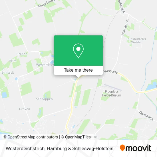 Карта Westerdeichstrich