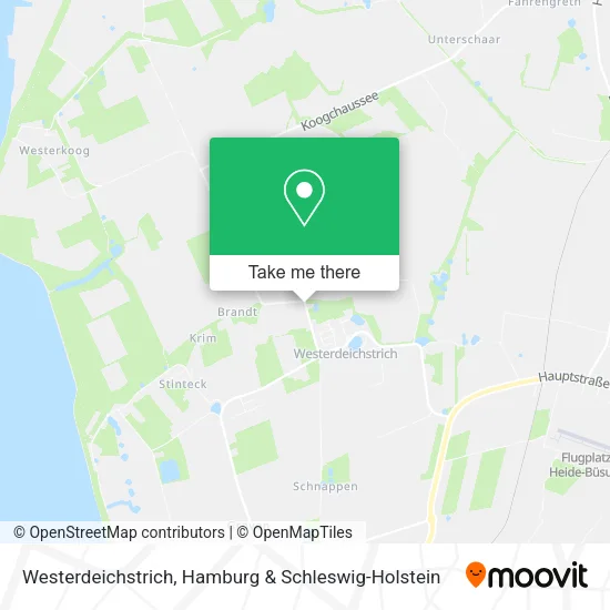 Карта Westerdeichstrich