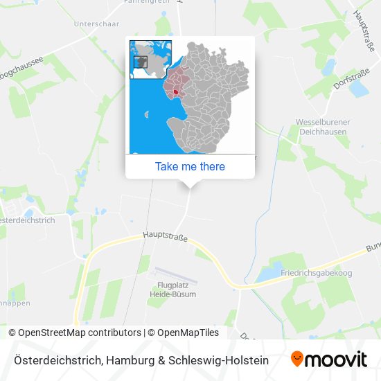 Österdeichstrich map