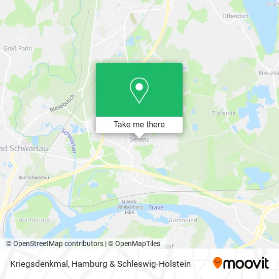 Карта Kriegsdenkmal