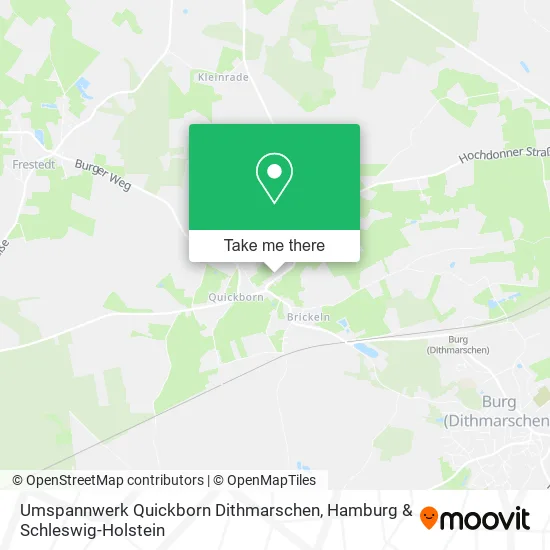Карта Umspannwerk Quickborn Dithmarschen