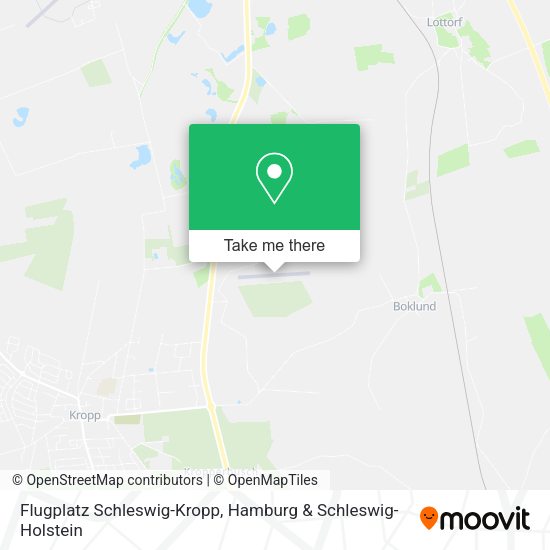 Flugplatz Schleswig-Kropp map