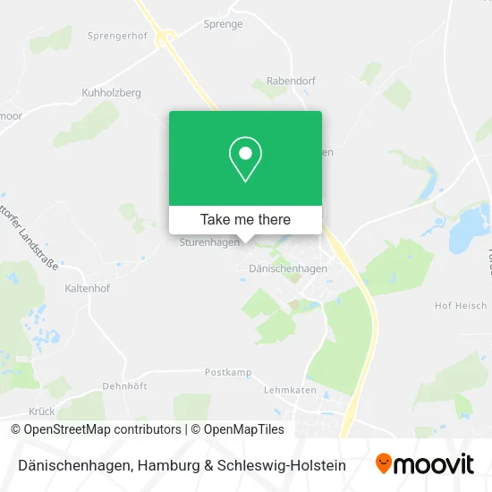 Карта Dänischenhagen