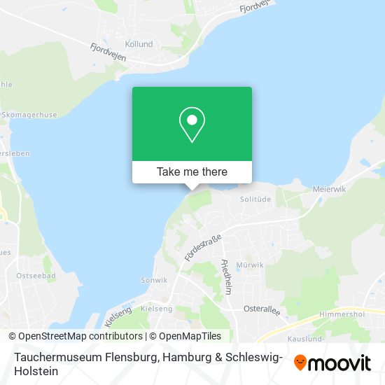 Tauchermuseum Flensburg map