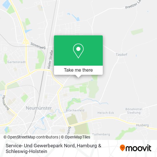 Service- Und Gewerbepark Nord map
