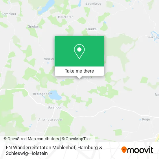 Карта FN Wanderreitstaton Mühlenhof