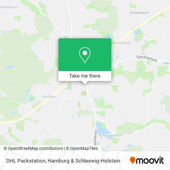 DHL Packstation map