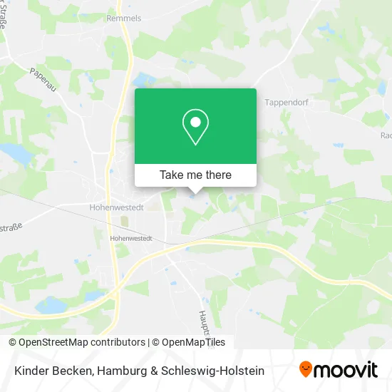 Карта Kinder Becken