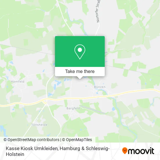 Карта Kasse Kiosk Umkleiden