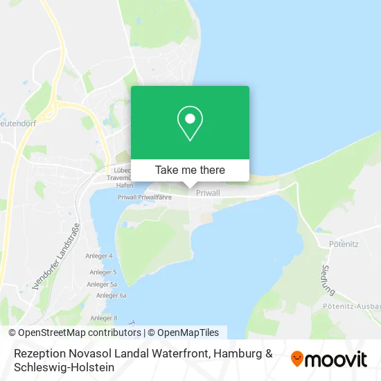 Карта Rezeption Novasol Landal Waterfront