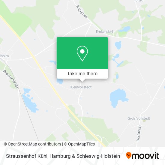 Straussenhof Kühl map