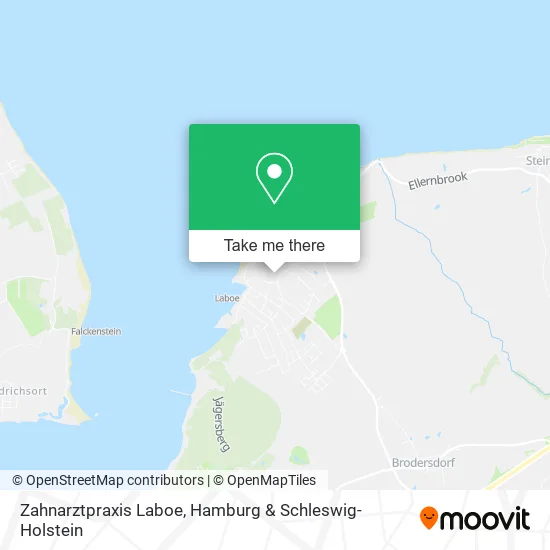 Карта Zahnarztpraxis Laboe