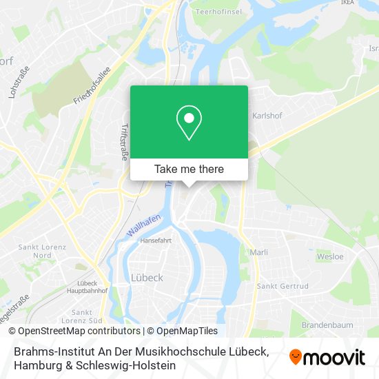 Карта Brahms-Institut An Der Musikhochschule Lübeck
