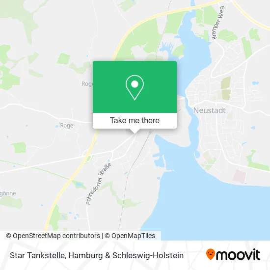Star Tankstelle map