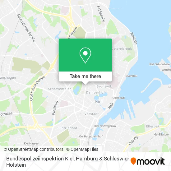 Карта Bundespolizeiinspektion Kiel