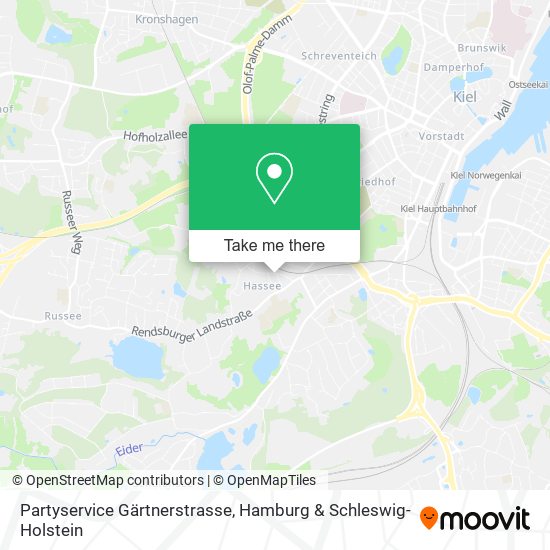 Partyservice Gärtnerstrasse map