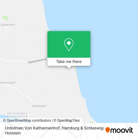 Urdolmen Von Katharinenhof map