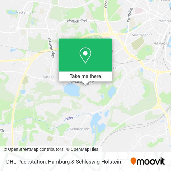 DHL Packstation map