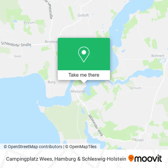 Карта Campingplatz Wees