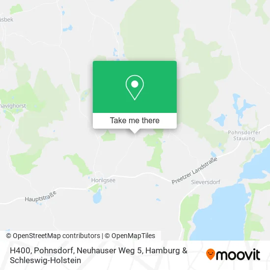Карта H400, Pohnsdorf, Neuhauser Weg 5