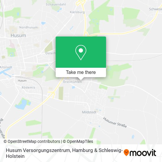 Husum Versorgungszentrum map