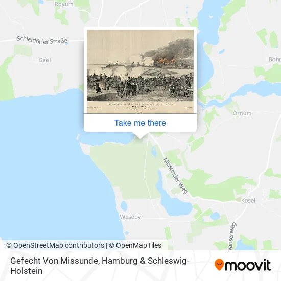 Карта Gefecht Von Missunde