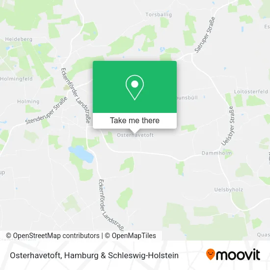 Osterhavetoft map