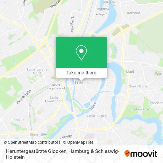 Карта Heruntergestürzte Glocken