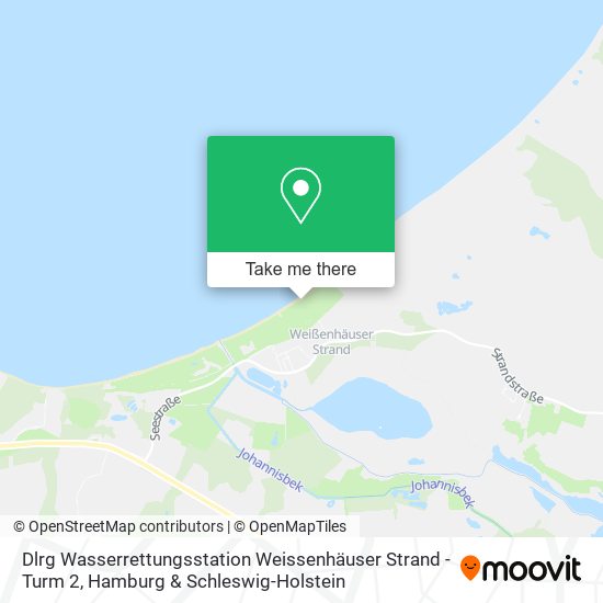 Dlrg Wasserrettungsstation Weissenhäuser Strand - Turm 2 map