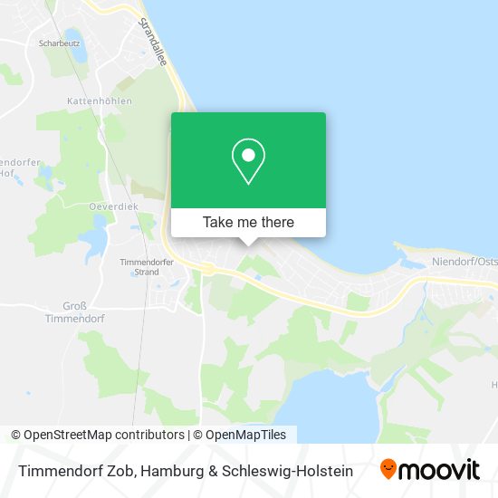 Timmendorf Zob map