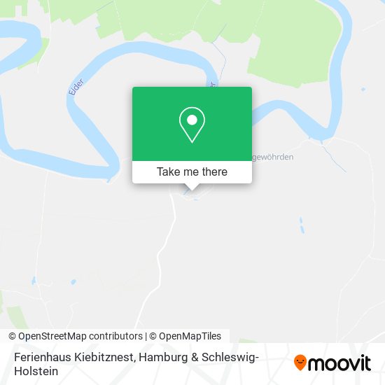 Ferienhaus Kiebitznest map