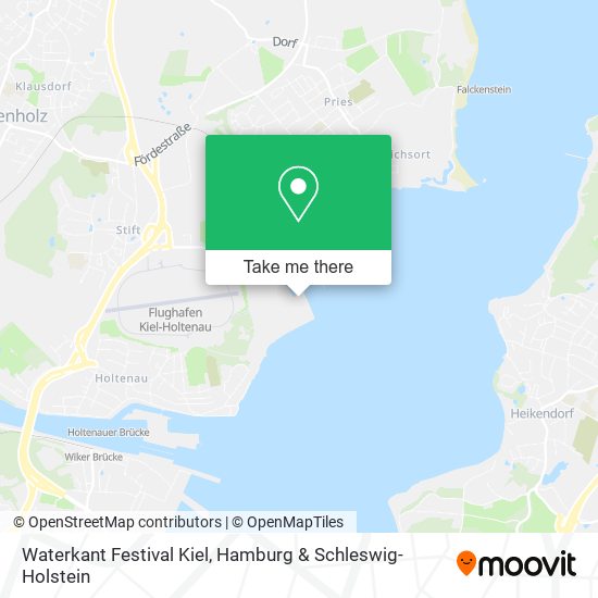 Карта Waterkant Festival Kiel