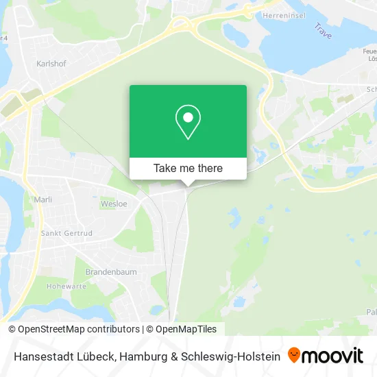 Карта Hansestadt Lübeck