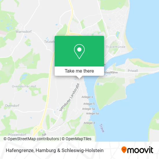 Карта Hafengrenze