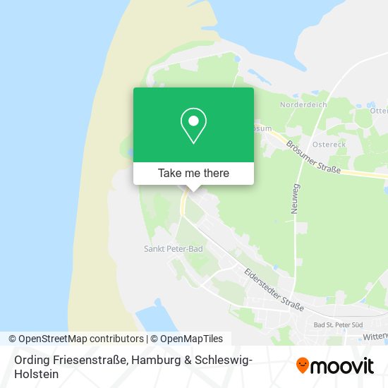 Ording Friesenstraße map