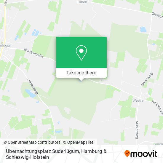 Übernachtungsplatz Süderlügum map