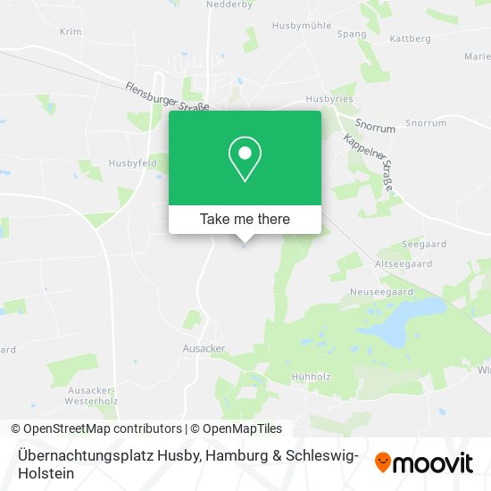 Übernachtungsplatz Husby map