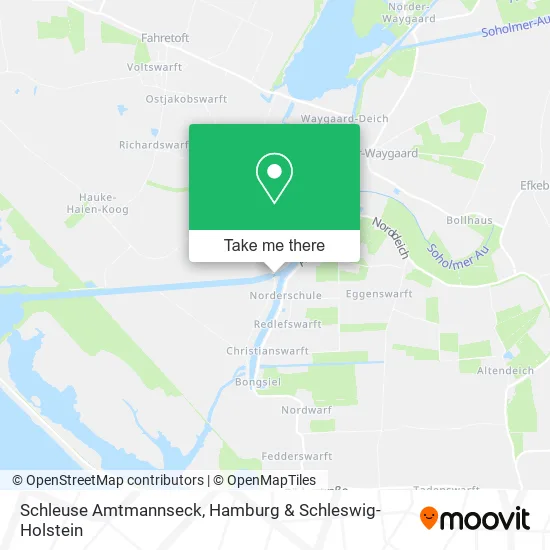 Карта Schleuse Amtmannseck