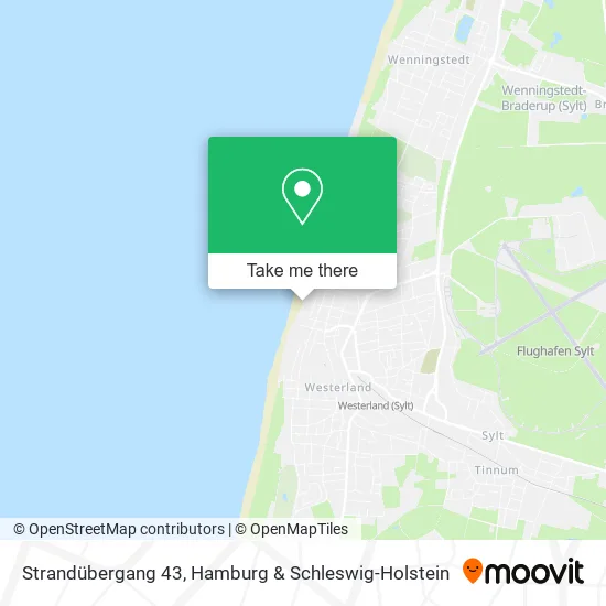 Strandübergang 43 map