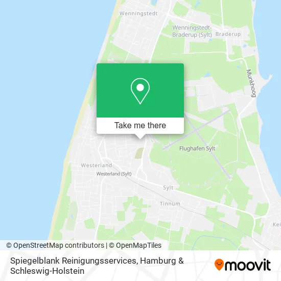 Карта Spiegelblank Reinigungsservices