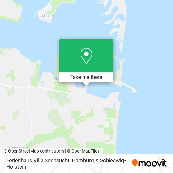 Ferienhaus Villa Seensucht map