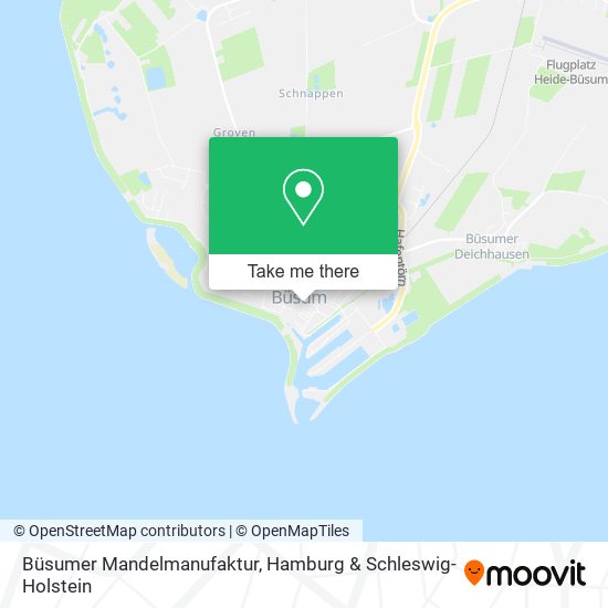 Büsumer Mandelmanufaktur map