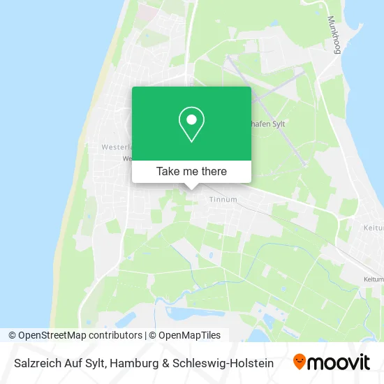 Карта Salzreich Auf Sylt
