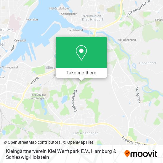 Kleingärtnerverein Kiel Werftpark E.V. map