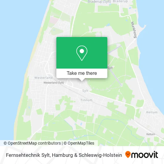 Карта Fernsehtechnik Sylt