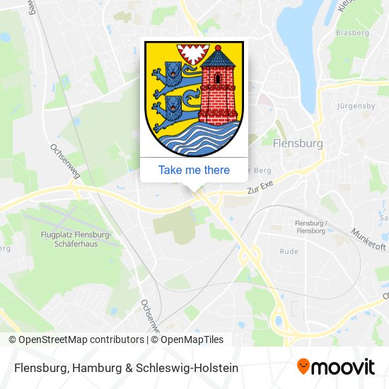 Flensburg map